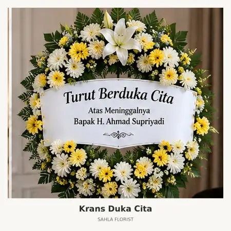 Krans Bunga Duka Minahasa Tenggara